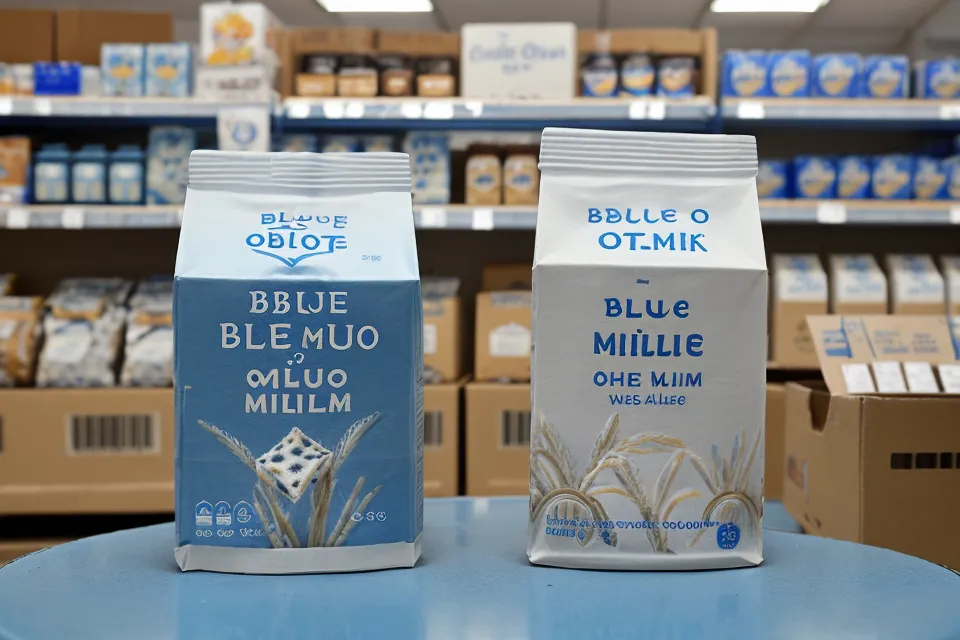 Hafermilchpackung auf dem Supermarktboden als Symbol für einen typischen Trotzphase-Konflikt im Familienalltag